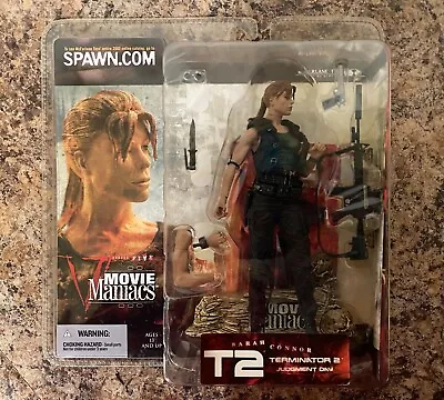 McFarlane Movie Maniacs SARAH CONNOR PonyTail Variant Figure (Terminator 2 - T2) • $25.99