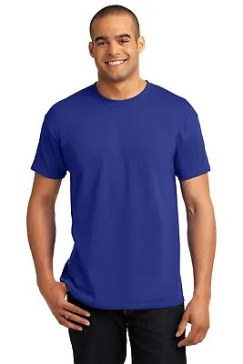 Pack Of 3 Hanes 5170 Mens Short Sleeve EcoSmart 50/50 Cotton/Poly T-Shirt • $29.68