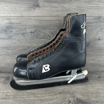 Sherbrooke Vintage Custom Pro Ice Hockey Skates Size 11 Black • $26.95