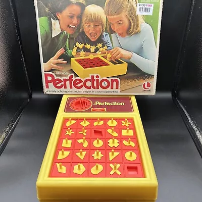 Lakeside Vintage 1977 Perfection Game (Missing 2 Pieces) With Box Tested Works • $36.98