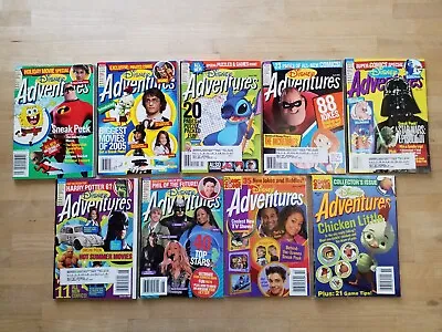 $27 • Buy Lot Of 9   Disney Adventures Magazine   2005   Partial Year   Vintage NICE