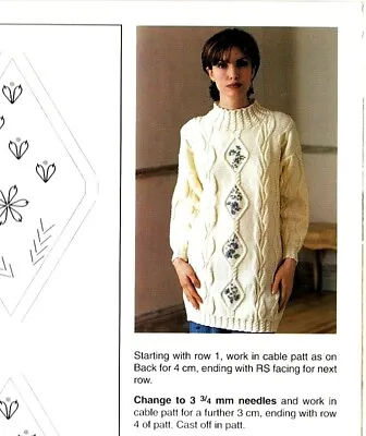 Jaeger Merino DK Gold DK KNITTING PATTERN Women Long Tunic • £0.85