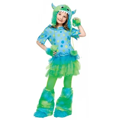 Monster Miss Costume Halloween Fancy Dress • $16.61