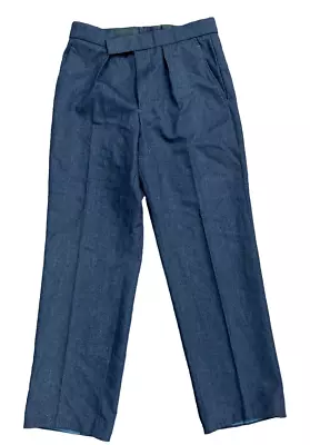 Mens Royal Air Force RAF No.1 Dress Trousers Officers Military Uniform Blue UK • £29.95