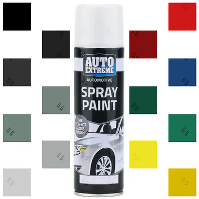 Auto Extreme Aerosol Spray Paint Satin Gloss Matt Primer Grafitti Tint 200-250ml • £5.21