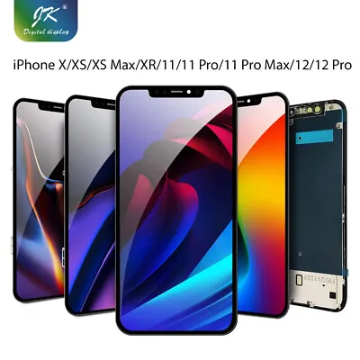 JK Incell IPhone X XR XS Max 11 Pro Max 12 13 14 LCD Touch Screen Replacement • £73.93