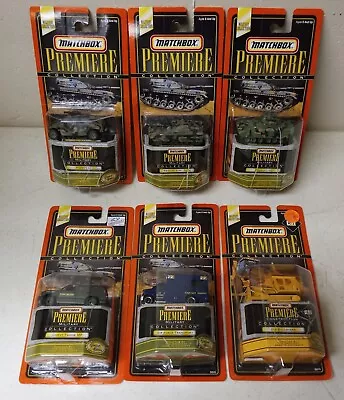 Matchbox Premiere Military Collection Complete SET Of 6 NIP  HTF • $150