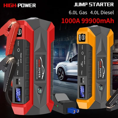 $79.99 • Buy 12V Portable Car Jump Starter Booster Battery Charger Power Bank 99800mAh