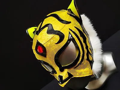 Tiger Mask Wrestling Mask Luchador Costume Wrestler Lucha Libre Mexican Maske  • $42