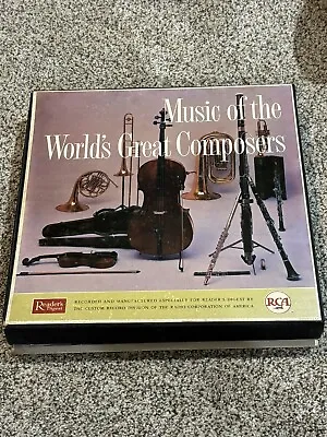 MUSIC Of The WORLDS GREAT COMPOSERS - 12 LP Box Set - Mono Vinyl - RDM1/12 * • $7.99