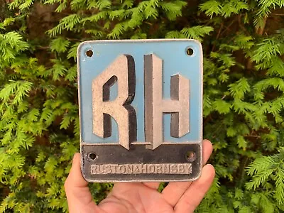 £24.99 • Buy Ruston & Hornsby Old Cast Metal Train Plaque