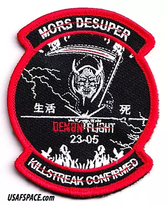USAF 49TH OPERATIONS GROUP-49 0G-MQ-9 REAPER-DEMON FLIGHT-23-Holloman AFB-PATCH • $7.95