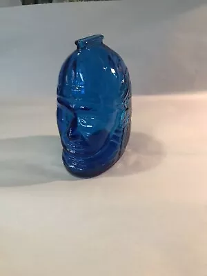 Wheaton Blue Indian Glass Coin Bank • $12