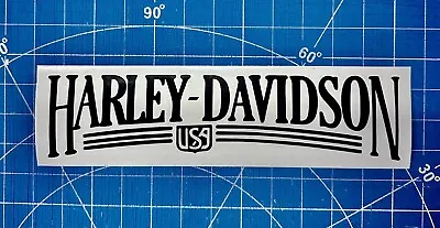 Vintage USA Harley DAVIDSON Gas Tank Decal Set Of 2  Vinyl Decal Stickers • $12.50