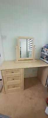 Dressing Table With Mirror And Drawers • £76