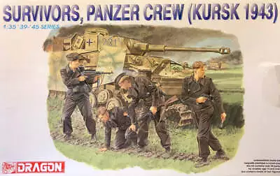 £16.99 • Buy Dragon 1/35 Scale WW2 German Panzer Crew Survivors Kursk 1943