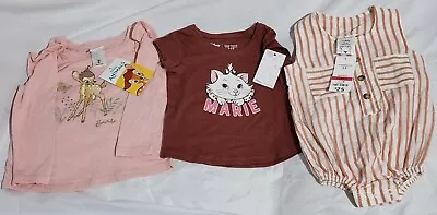 Disney & Best & Less Clothing Bundle X 3 Bambi Marie Cat Stripes BNWT • $20