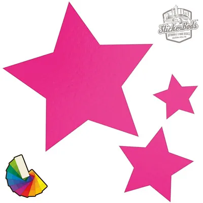 20 Star Car & Wall Stickers / Decals | Choose From 30 Colours S1 • £4.50