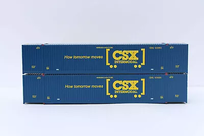 Jacksonville 537095 N CSX Intermodal 53' High Cube 8-55-8 Containers Set #3 (2) • $31.95