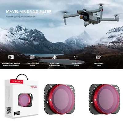 $41.12 • Buy PGYTECH 4 In 1 ND Adjustable VND Camera Lens Filter For DJI Mavic Air 2 Drone