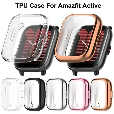Full Cover TPU Case Smart Protective Shell For Amazfit Active Smart Watch • £2.69