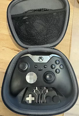 $80 • Buy Microsoft Xbox One Elite Wireless Controller Series 1 (Model 1698) - Black