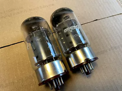 2x Pair SED Winged C 6550 C Power Tubes 2000s 2pcs KT88 Original Svetlana Used • £39.41