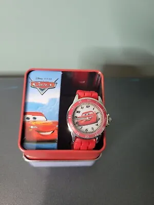 Disney Pixar Cars Red Lightning McQueen Kids Watch • $15.04