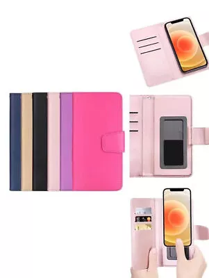 FREE EXPRESS. UMIDIGI A15C/A15 6.7  Universal Leather Wallet Movable Flip Case • $29.97