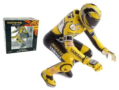 Minichamps Valentino Rossi Laguna Seca MotoGP 2005 Riding Figurine - 1/12 Scale • £30