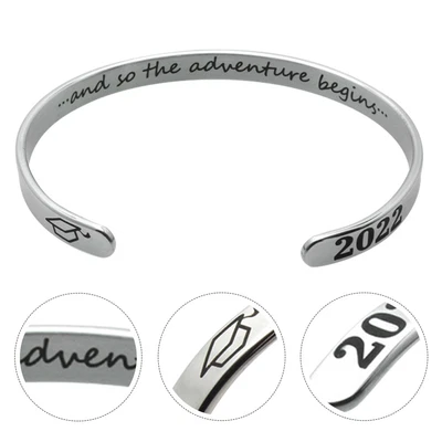 £6.73 • Buy Motivational Bracelet Graduation Open-Ended Bracelet Charm Braclets Magnetic