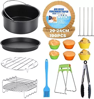 Air Fryer Accessories XL 8inch Air Fryer Accessory Kit For COSORIChefman • $46.05