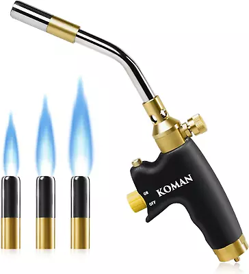 Propane Torch HeadHigh Intensity Trigger Start Mapp Gas Torch Kit With Self Ign • $46.40