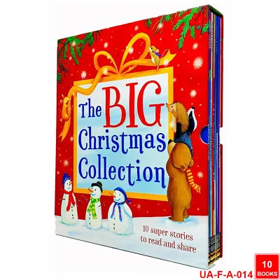 My Big Box Of Christmas Stories Collection 10 Books Set When Will It Snow NEW • £15.65