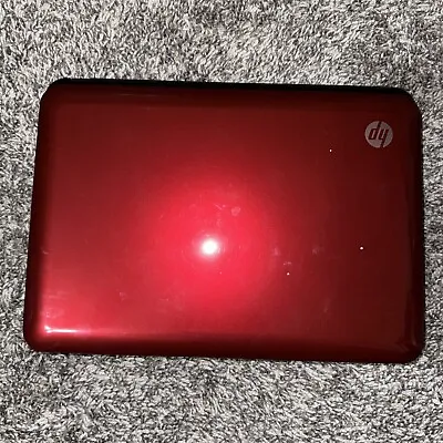 HP Mini 110-3135DX Red Notebook Laptop PC 2GB Ram No Charger Win 10 Unlicensed • $100