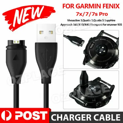 USB Charger Charging Dock Cable For Garmin Fenix 7 6 5 Vivoactive 4 3 Forerunner • $4.95