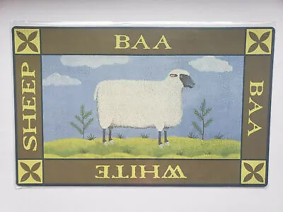 Baa Baa White Sheep  Ohio Wholesale Inc. 16x10 Rustic Retro Metal Signs 28922 • $14.99