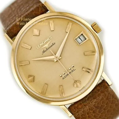 Longines Admiral 18ct 'date' - Cal.6652 1972 - Classic And Immaculate! • £3710