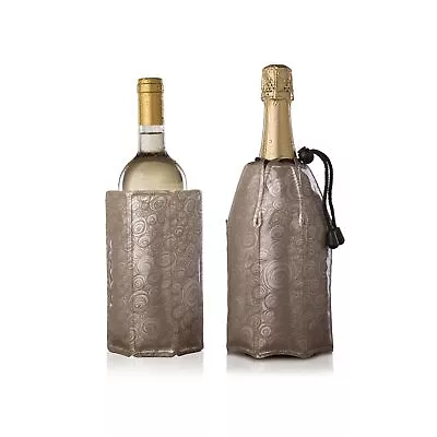 Vacu Vin Rapid Ice Wine And Champagne Cooler Set - Platinum • $50.96