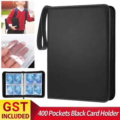400 Pockets Card Holder Storage Bag 400 Cards Holder Capacity Album Collector AU • $18.04