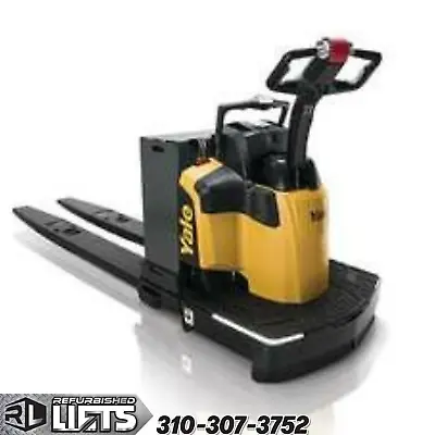 YALE MPE060 Rider Electric Pallet Jack Forklifts SINGLE 48  Forks LOW HOURS • $7950