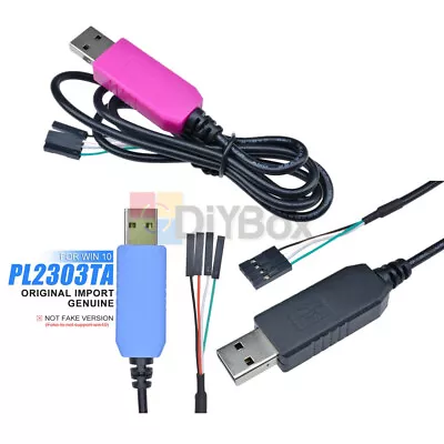 PL2303TA/CP2102/CH340G USB To TTL RS232 Serial 5V Download Cable F WIN10 AVR MCU • $4.15