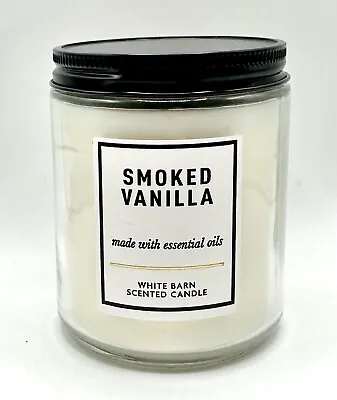 NEW Bath & Body Works Smoked Vanilla 7 Oz Single Wick Candle • $18.99