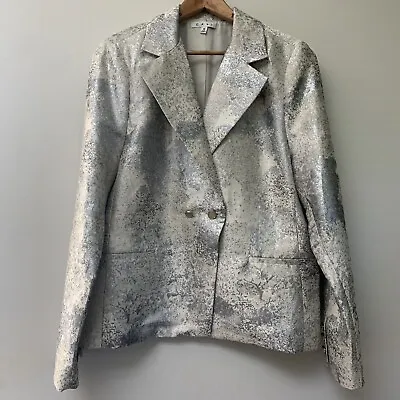 Cabi Women’s 16 Single Button Blazer Sport Coat Style Jacket Fake Pockets Coat • $16.99