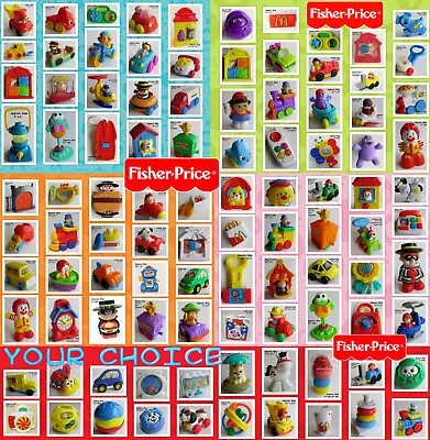UNDER 3 McDonald's FISHER PRICE U-3 Toddler FPLP 70+ Diff YOUR Toy CHOICE • $2