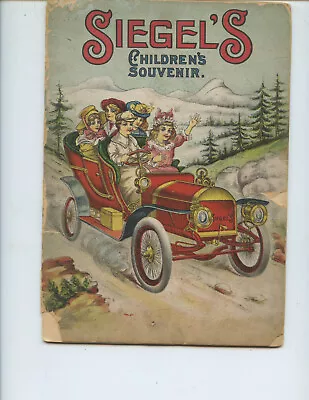 Vintage  Siegel's Children's Souvenir  Booklet (defunct Detroit Mich. Store) • $6.99