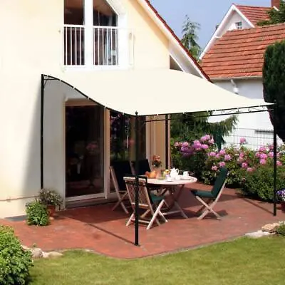 Outsunny Gazebo 10'x8' UV-Resistant 180-GSM Polyester Fabric Canopy Steel Frame • $149.61