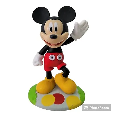 Mickey Mouse Technicolor Figure Disney 90 Years Of Magic 3  PVC Cake Topper Toy • $4.04