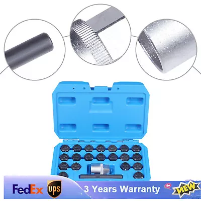 22pc Wheel Locking Lug Nut Master Key Set Lock Removal Tool For BMW Universal • $48.45