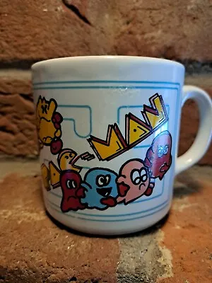 Vintage PAC-MAN Mug Video Arcade Coffee Cup 1980s MIDWAY Game Grindley England 1 • $16